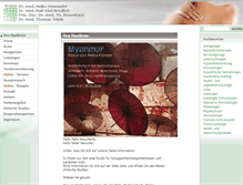 Tablet Screenshot of ihrehautaerzte.de